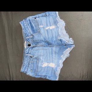 Denim shorts